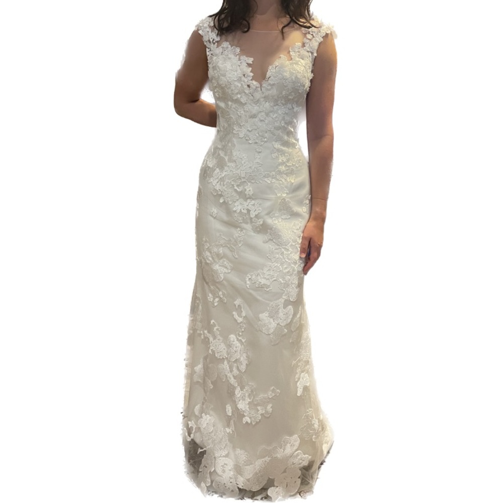 NWT Casablanca Floral Ivory Wedding Dress